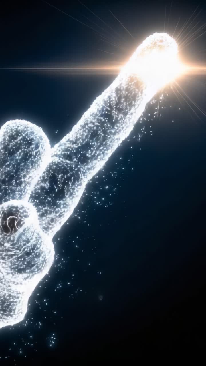 A Captivating Display of a Futuristic Digital Hand Gesture, Emitting Radiant Light and Particles, Signifying Connection, Progress, and Innovation in a Sci-Fi Environment