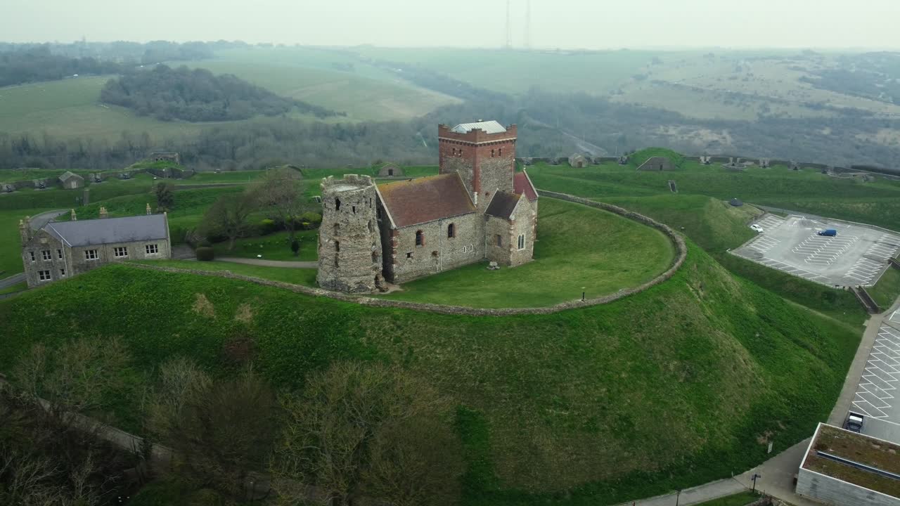 Aerial View of Dover Castle