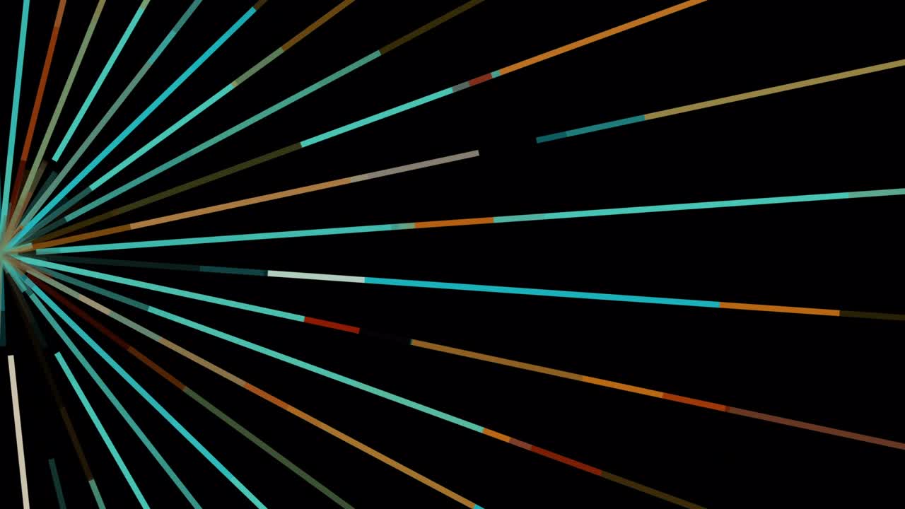 추상적인 방사선 선 수직 배경 루프