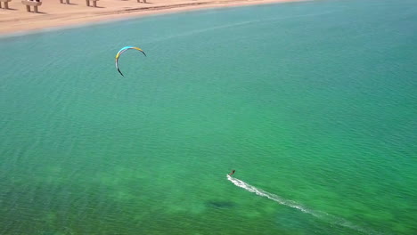 vista aérea kitesurf