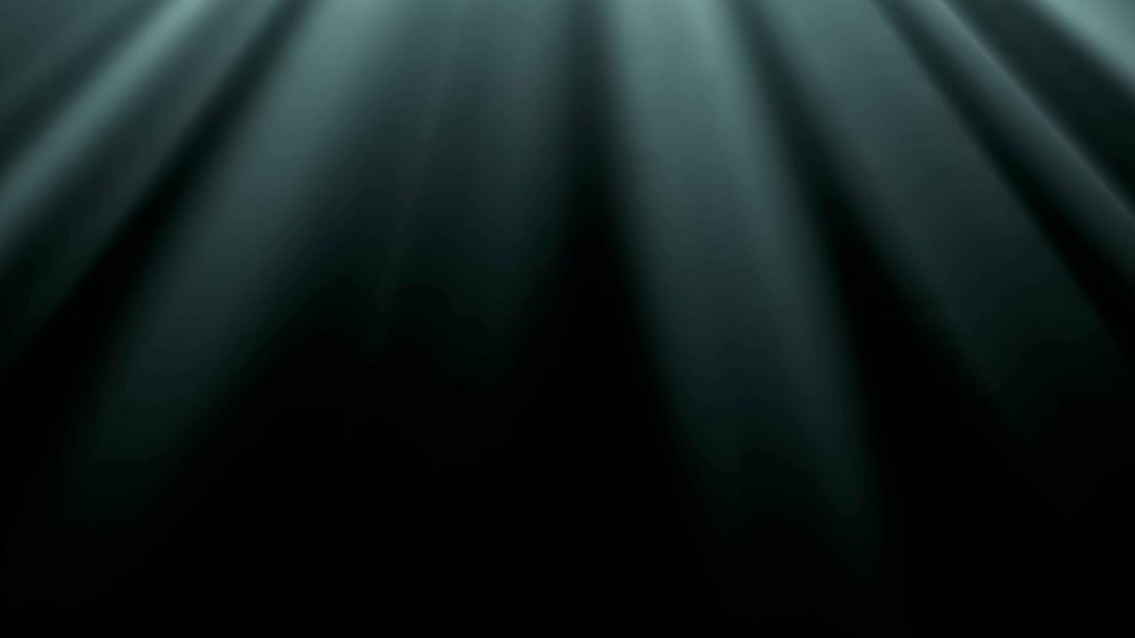 un bucle perfectamente sin costuras de ondas azules profundas del océano desde el fondo submarino, rayos de luz brillando