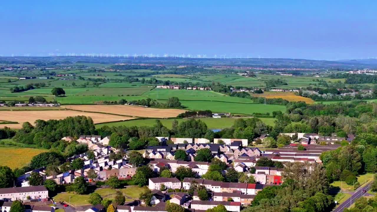 Neighbourhood Communities, Property Development, Farmland Fields, Aerial