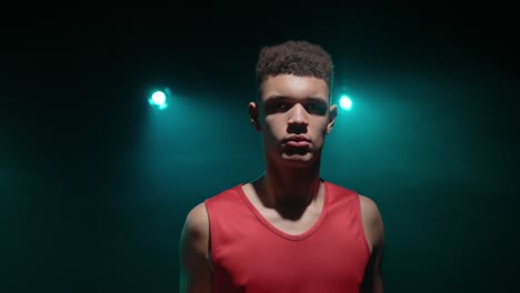 basketball player portrait