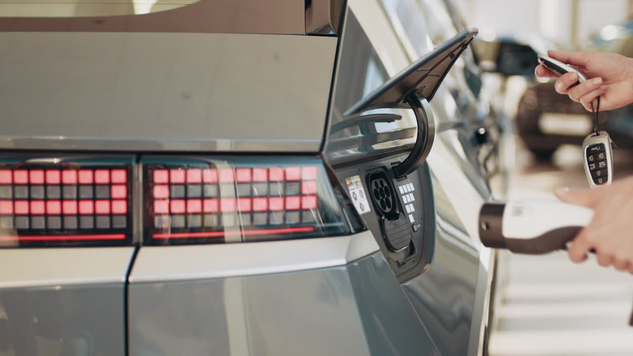 ev 충전 중입니다.