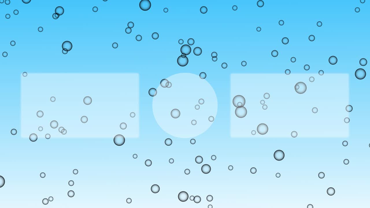 버블 시 엔드 카드 엔딩 스크린 모션 그래픽