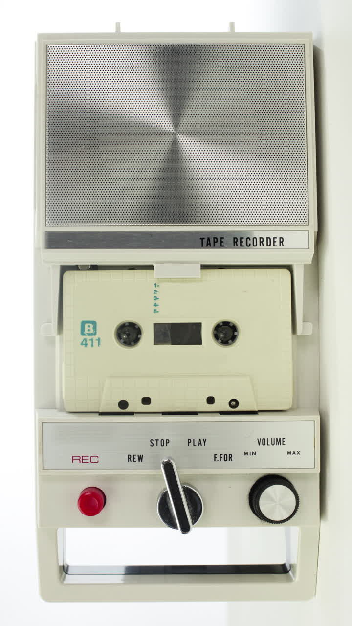 cinta de cassette en vertical