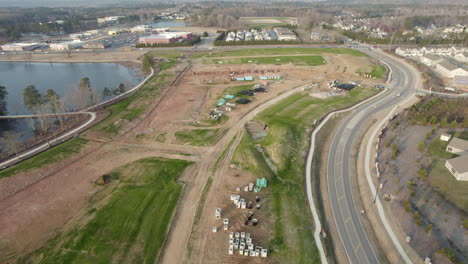 Aerial-shot-of-construction-of-retail-spaces