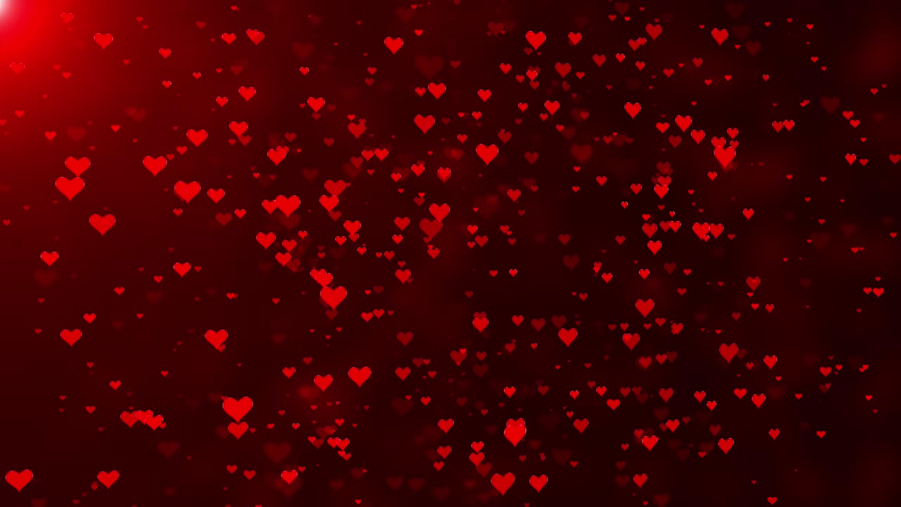 fondo de corazones rojos