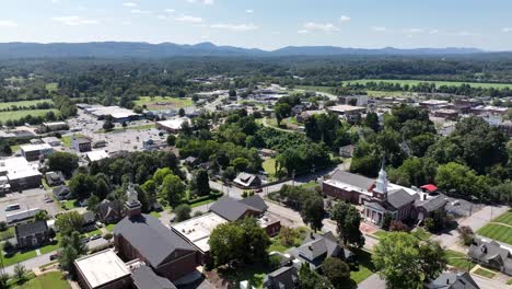 churches in north wilkesboro nc, north carolina aerial tilt up