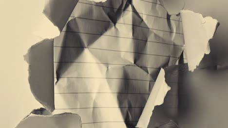 animation of multiple torn papers moving over papers with stars and stripes