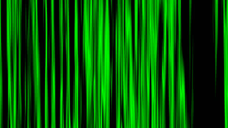 looping animation of black and green vertical lines oscillating