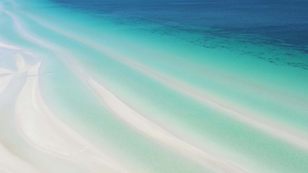 Excellent Aerial Shot Of Clear Blue Water At Flaherty Beach On The Yorke Peninsula, Australia