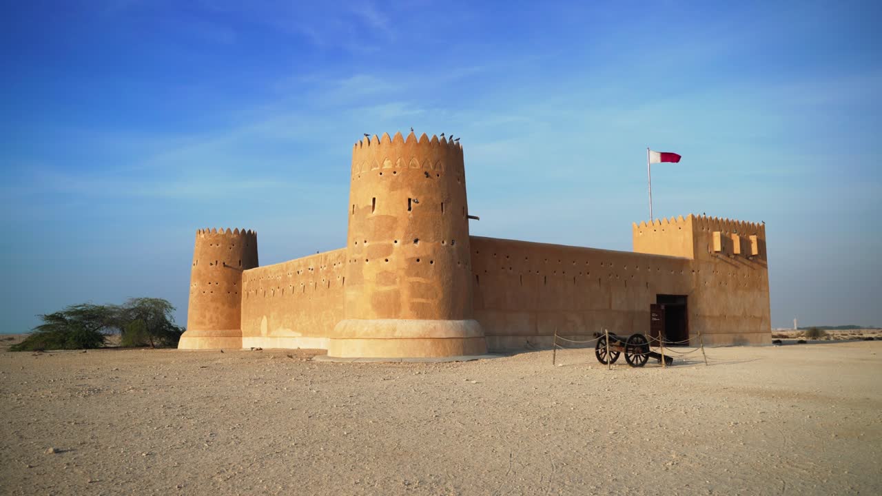 Forte de Al Zubarah no deserto do Catar-6