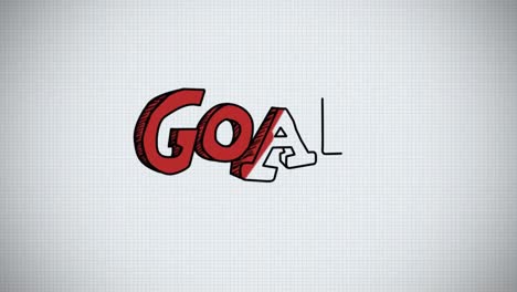 Sketch-of-the-word-GOAL