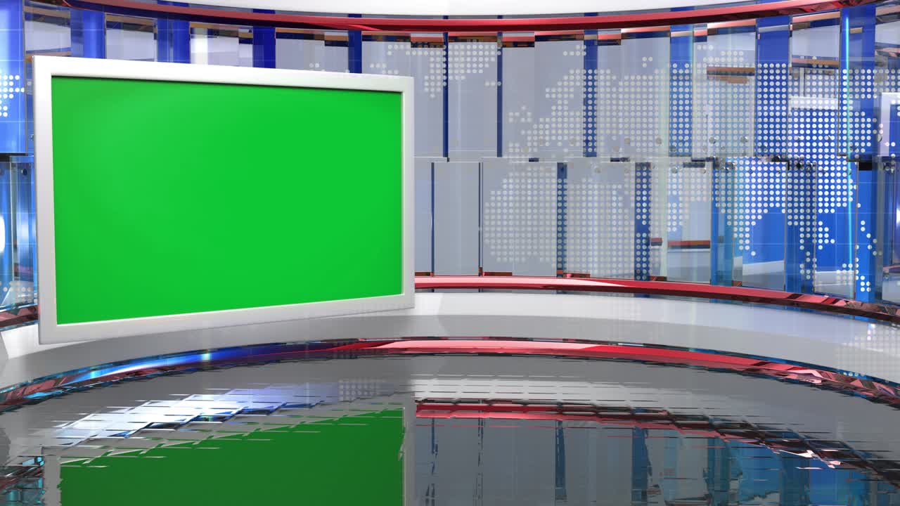 3d 가상 뉴스 스튜디오 배경, 루프