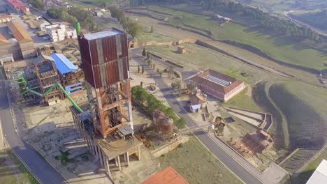 mercury mine in almadén aerial sight