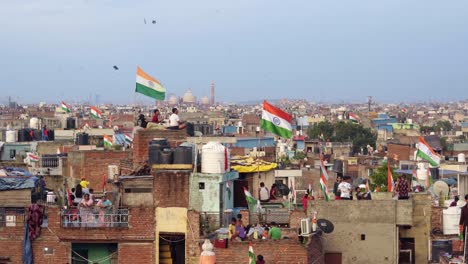 people flying kites