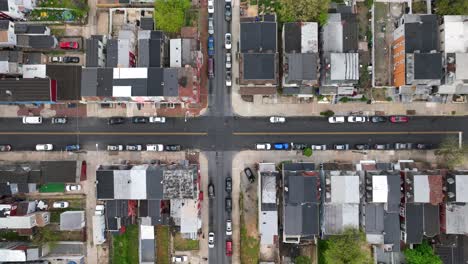 Vista-Desde-Arriba-De-Un-Barrio-Urbano-Americano