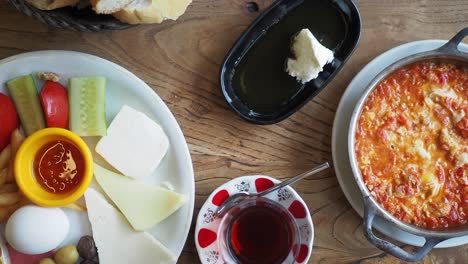 turkish breakfast table