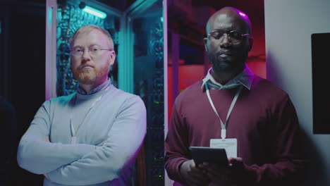 it engineers in a data center