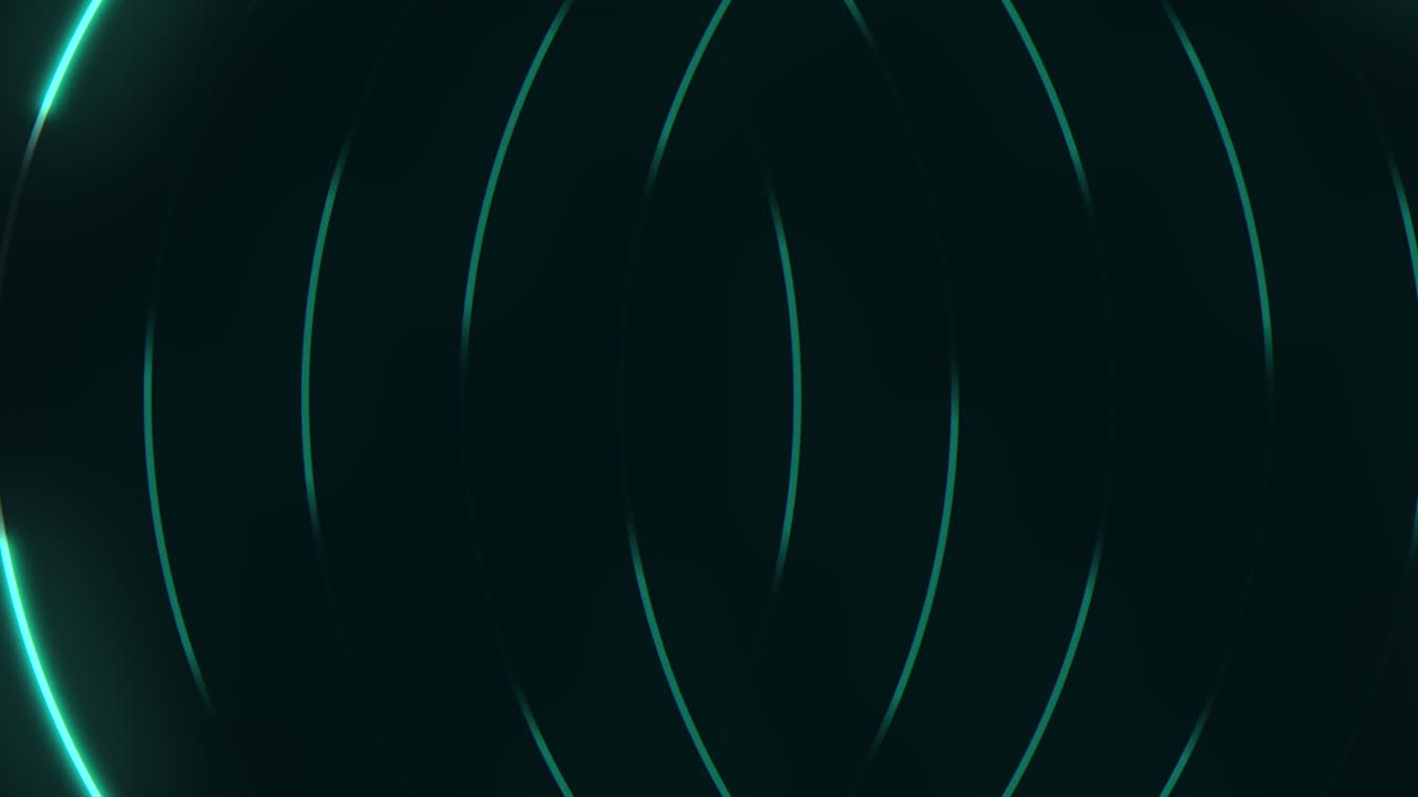 어두운 캔버스에 빛의 반이는 공상과학 소설의 미래주의적 디자인 요소