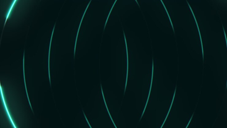 lichtscheinungen auf einer dunklen leinwand, futuristisches designelement in der science-fiction