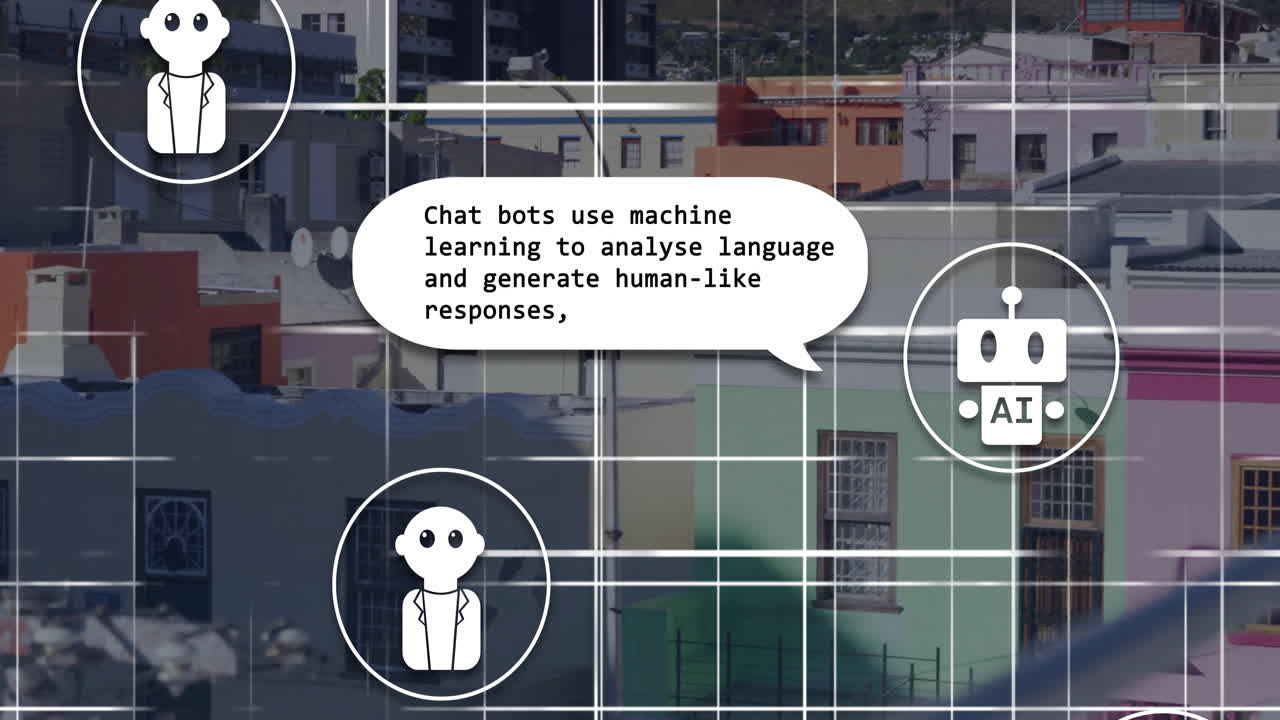 머신러닝을 이용한 채팅 은 언어를 분석하고, 인간과 같은 반응을 생성한다.