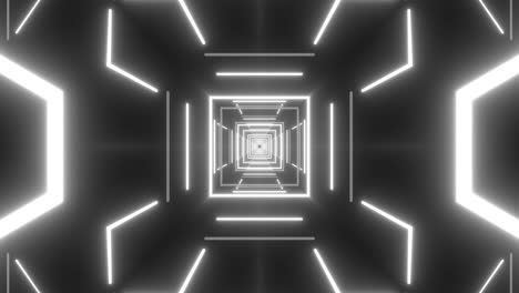 túnel de neón abstracto