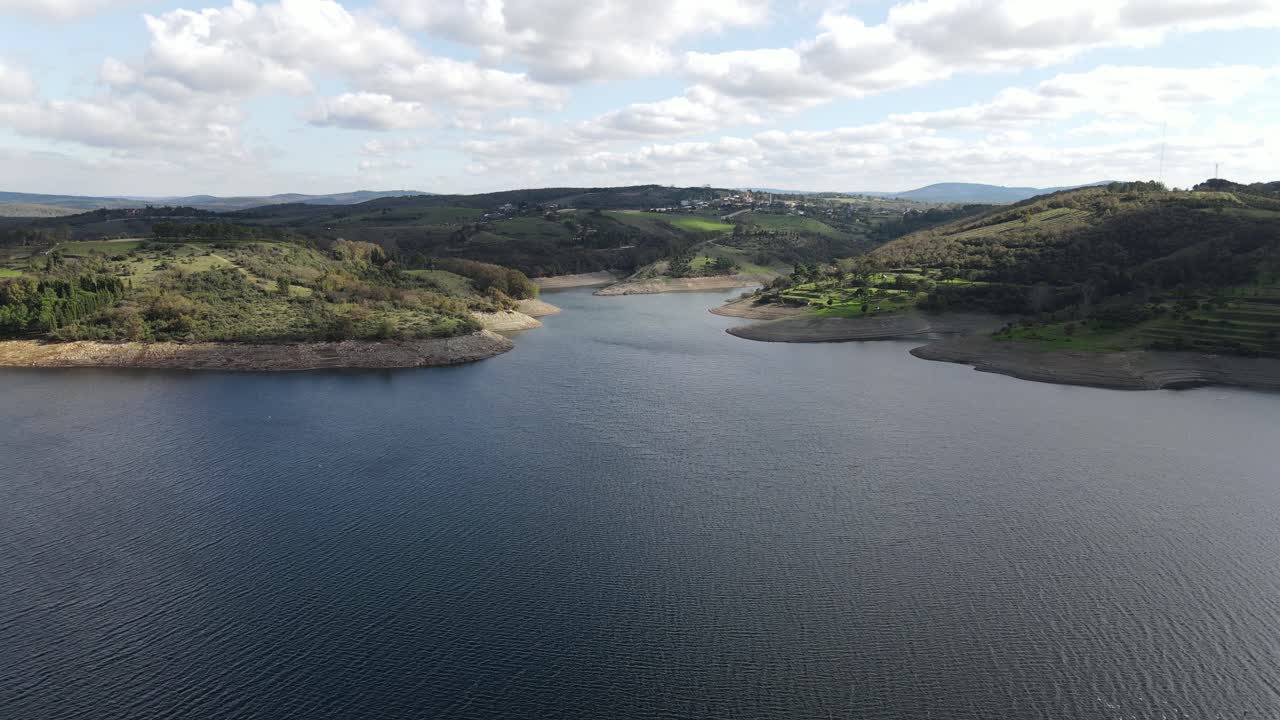 lake barrage 공중 드론 댐 2