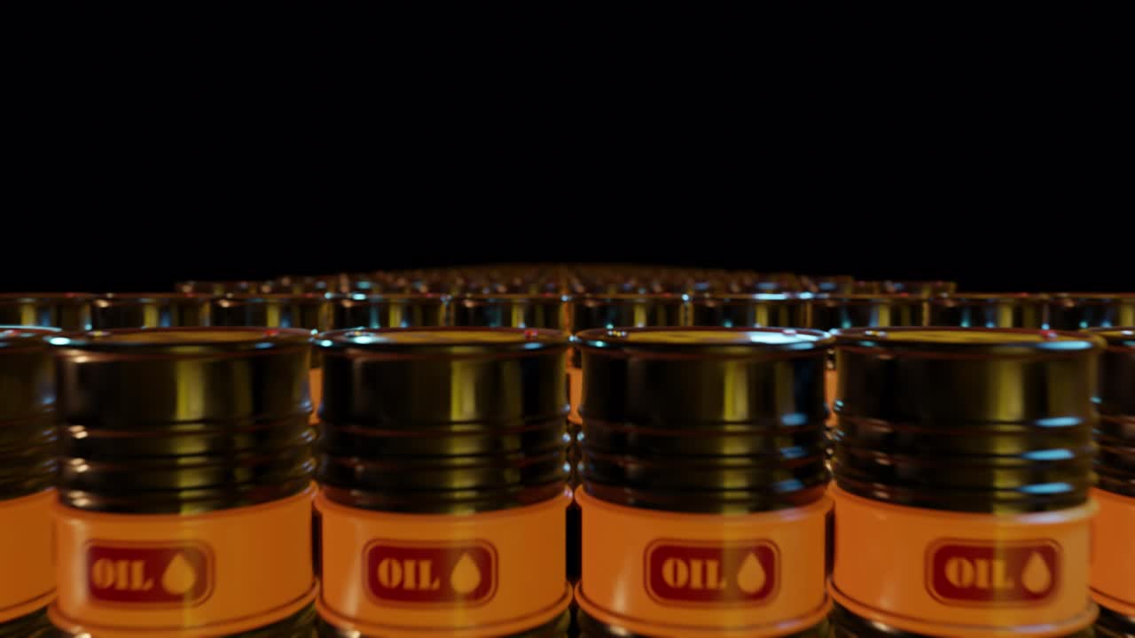 원유 배럴 생산 저장 루프