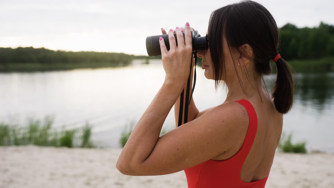 해변에서 구명병