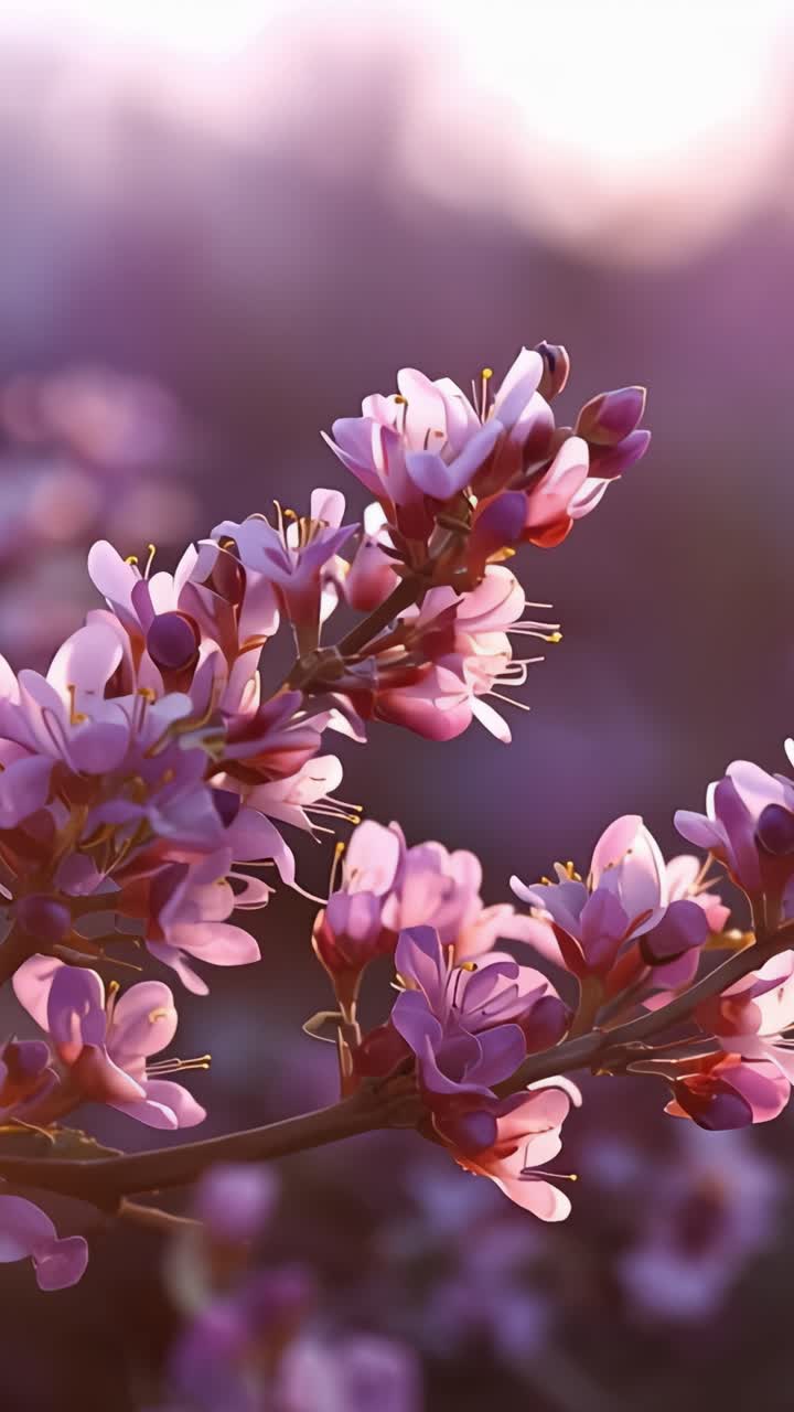 Bidikan Close-Up Bunga Lavender yang Memukau, Menangkap Esensi Musim Semi, Menyoroti Kelopak dan Cahaya Lembut dalam Tampilan Bunga yang Mempesona