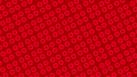 graphic pattern that quickly changes color as it rotates clockwise and then anticlockwise.