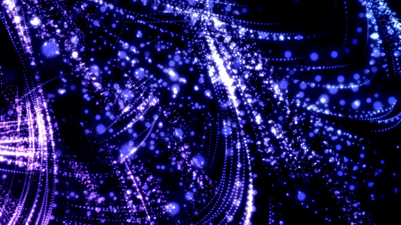 forma de partículas de onda abstracta digital