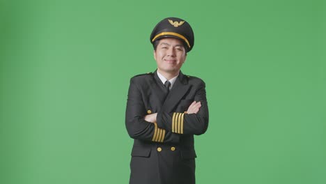 pilot in uniform