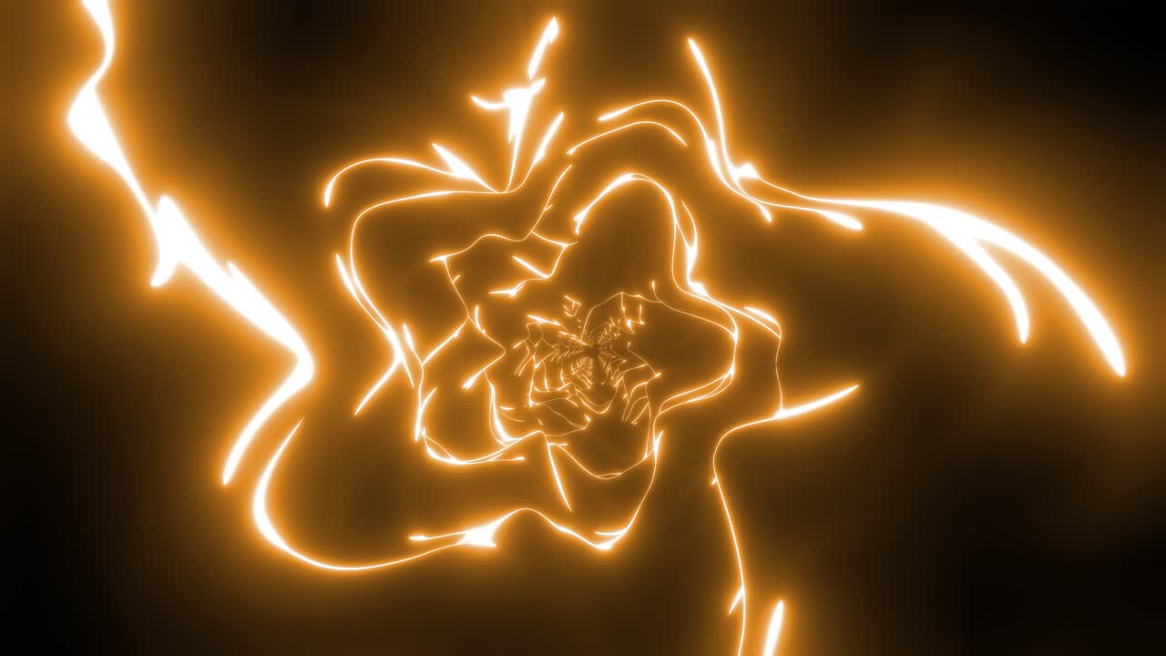 абстрактный светящийся туннель