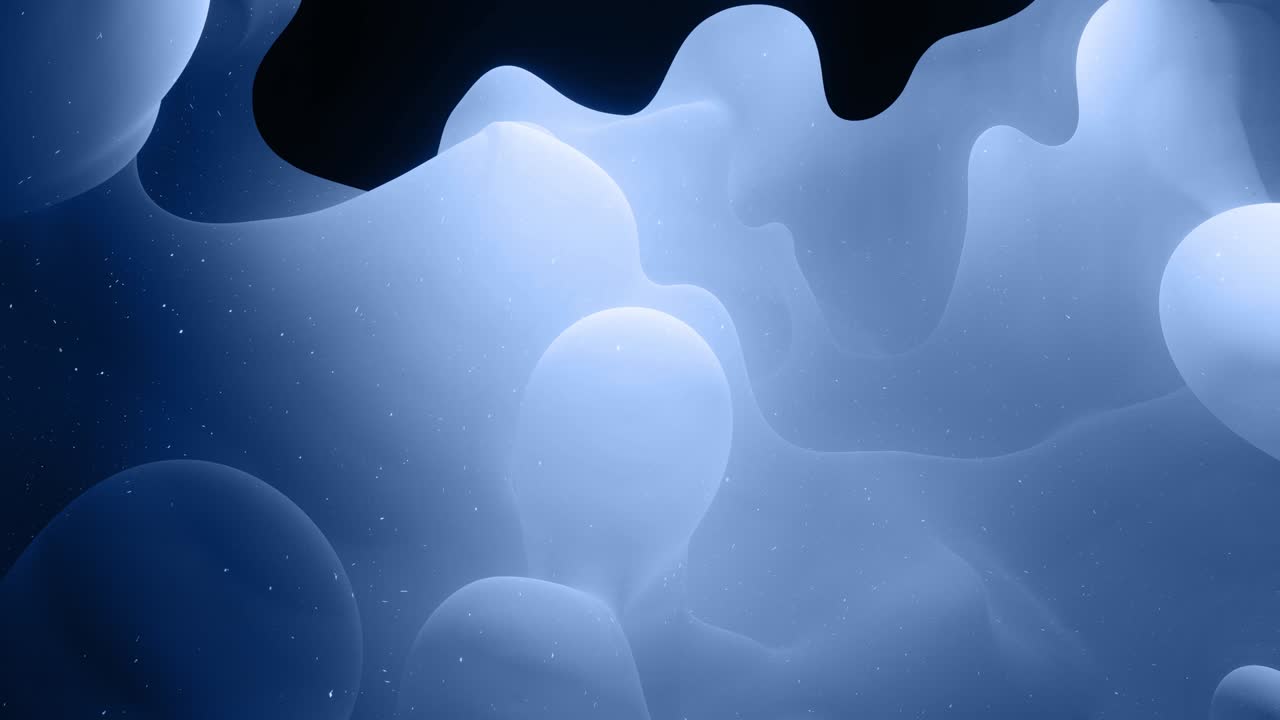 Smooth animation of liquid gray gradient in 4k. Matte paint surface as abstract looped stylish background. Glitters in viscous liquid with 3d splashes on surface like drops. Monochrome