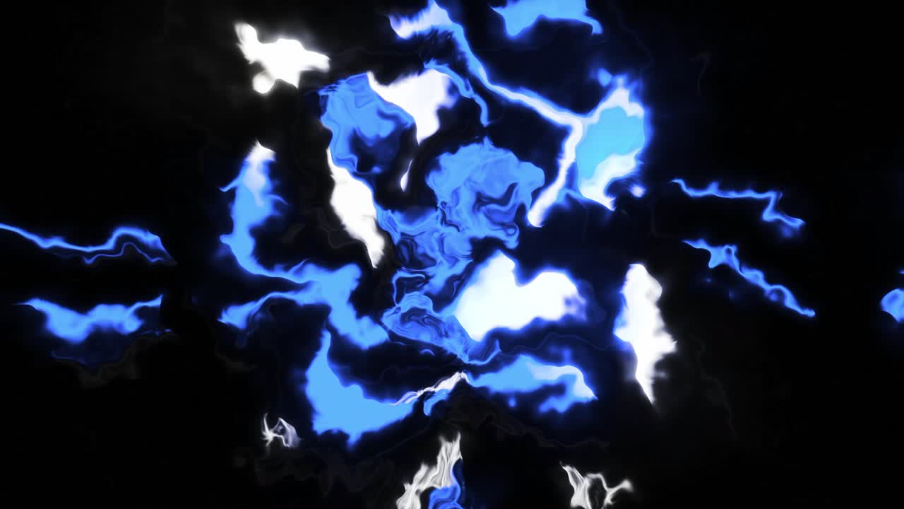 arte fluido abstracto azul y negro