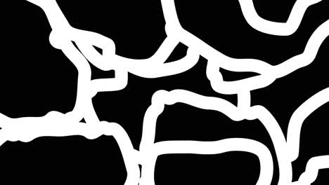 abstract black and white animated pattern