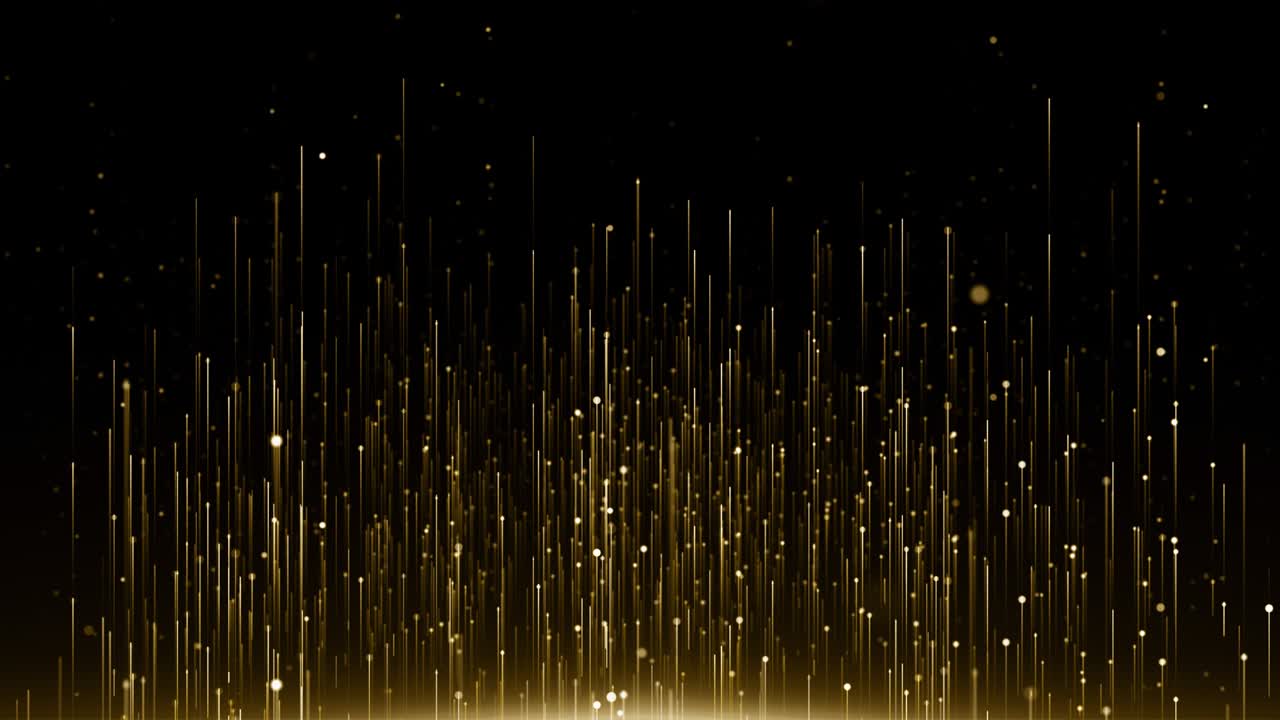 입자 금 반이는 보케상 먼지 추상적인 배경 루프