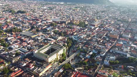 aerial view of a city in mexico