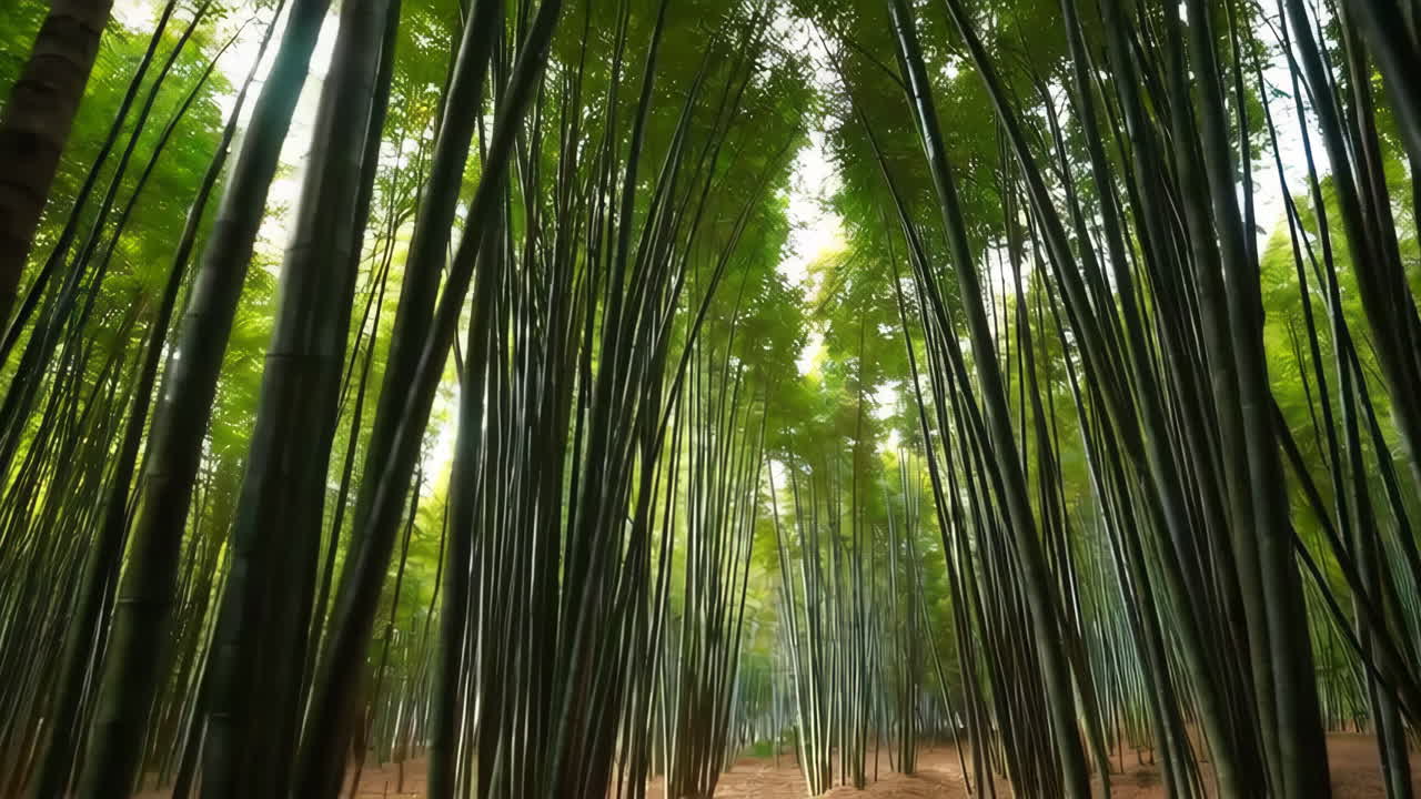 대나무 숲의 풍경