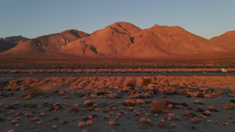 Paisaje-Desértico-En-California-Cerca-Del-Valle-De-La-Muerte