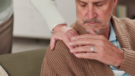 showing support and care for a senior loved one