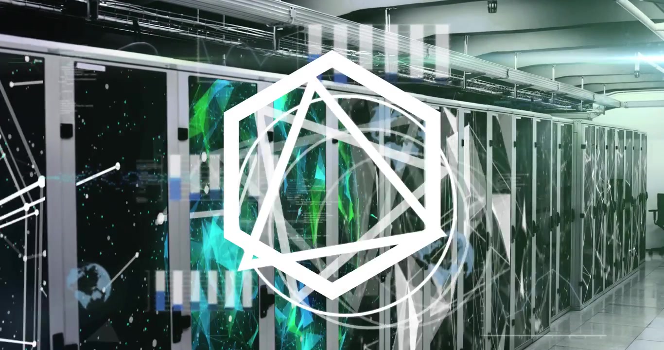 Animation of statistics and data processing over computer servers