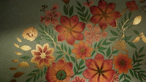 floral mosaic art