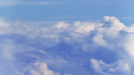 Summer-blue-sky-with-white-fluffy-cumulus-clouds-4K-Timelapse