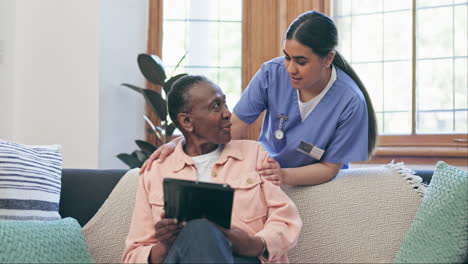 Home,-nurse-and-senior-woman-with-a-tablet