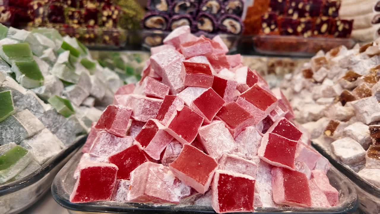 Coloridas delicias turcas