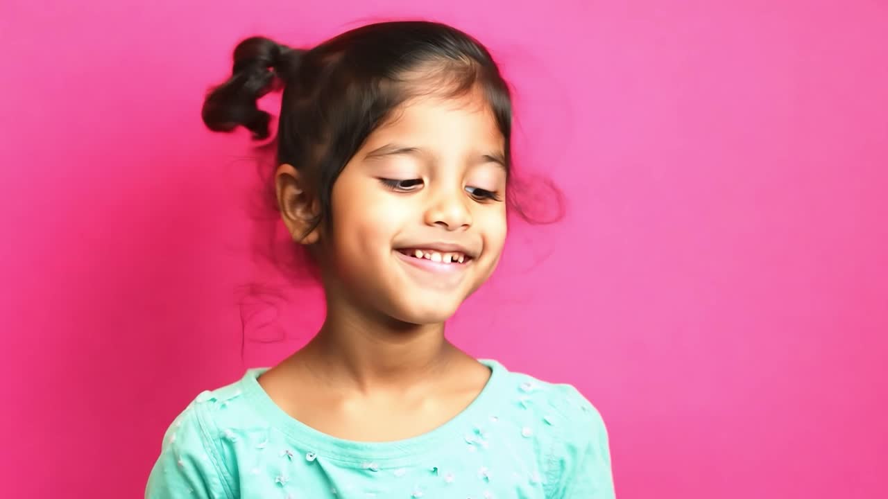 retrato de una joven feliz